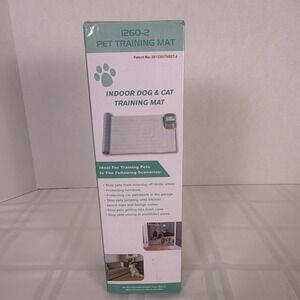 Indoor dog and cat training mat. Clear. Battery operated.